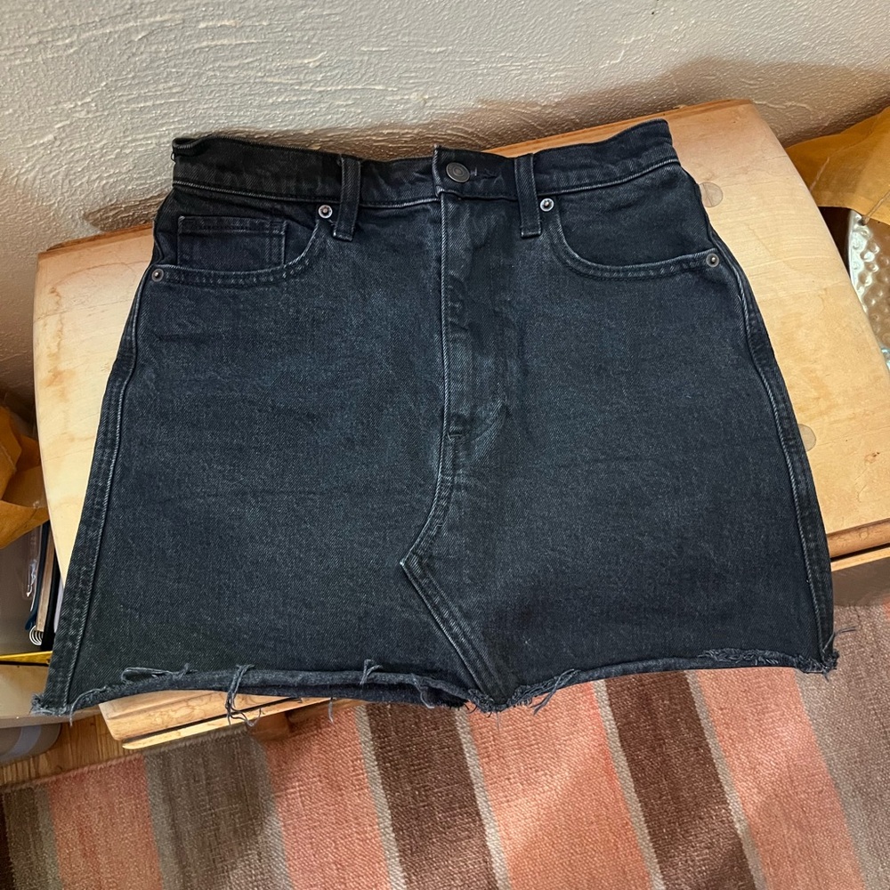 High waisted Abercrombie jean skirt